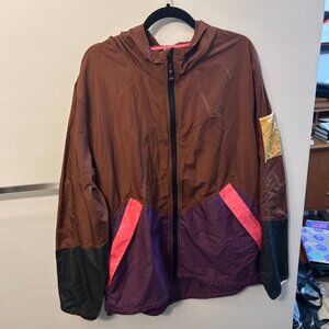 Urban Outfitters Without Walls Men's Size XL Windbreaker Jacket Retro Colors